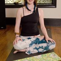 Ashley Avilez, yoga teacher and designer of yoga gear