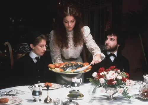 Barbra Streisand, Amy Irving and Mandy Patinkin in Yentl (Photo: Twilight Time)