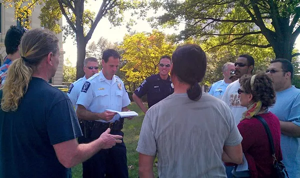 Before the Oct. 8 march, the groups largest, the CMPD met with organizers to go over the ground rules.