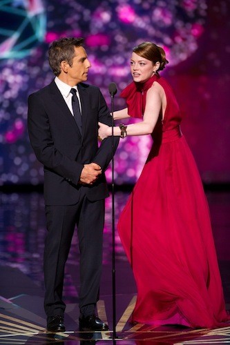 Ben Stiller and Emma Stone