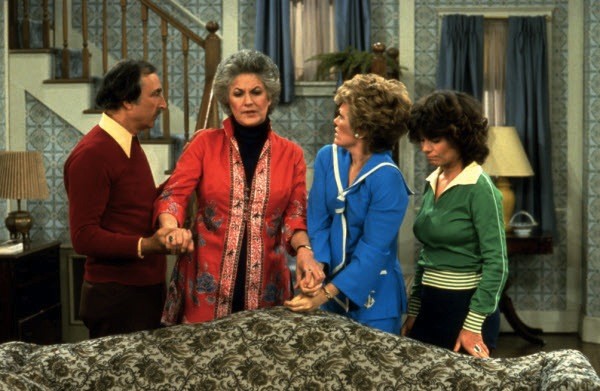 Bill Macy, Bea Arthur, Rue McClanahan and Adrienne Barbeau in Maude (Photo: Shout! Factory)