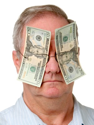 Blinded by money
