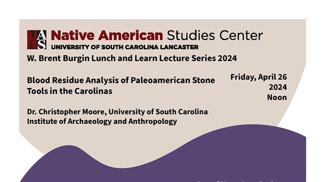 "Blood Residue Analysis of Paleoamerican Stone Tools in the Carolinas"