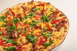 JUSTIN DRISCOLL - Brixx's pimento pizza is one not to be messed with.