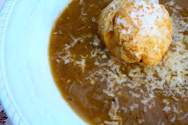 Classic French Soup with Gruyere