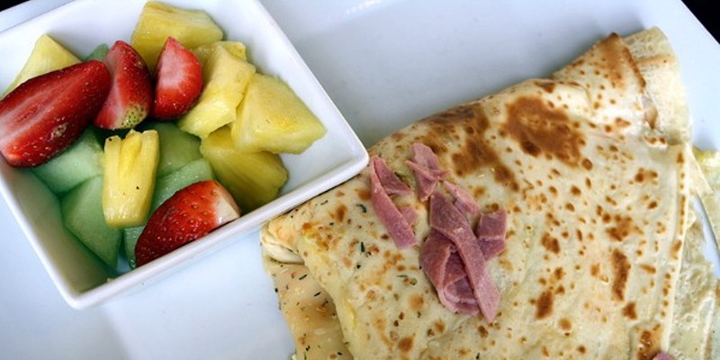 Crispy Crepe offers savory and sweet, uh, crepes