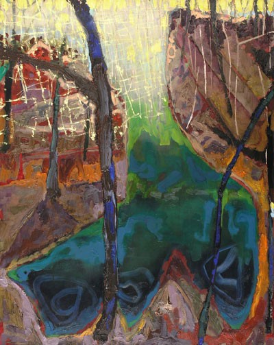 DEEP RIVER 2 Included in Brian Rutenberg's Riverbend exhibit at Jerald Melberg Gallery