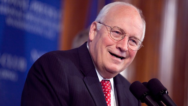 Dick Cheney, laugh riot