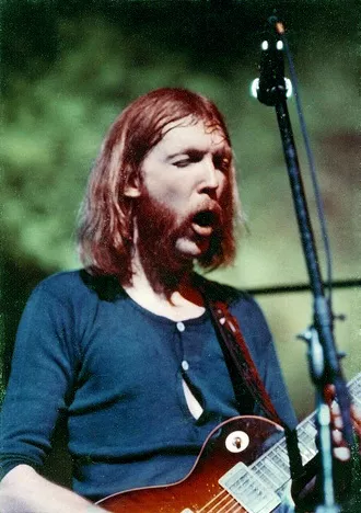 Duane Allman at the Fillmore East in NYC, 1971