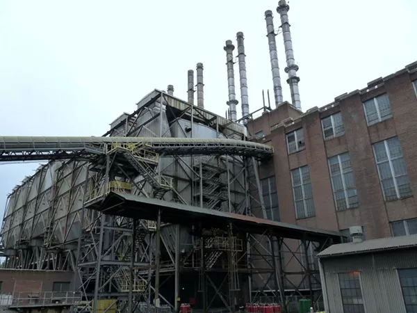 Duke Energys Riverbend Coal Plant, situated 12 miles from Uptown