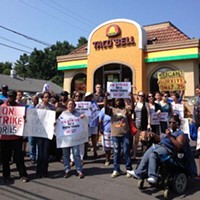 Fast-food workers protest calls for livable wages in N.C.