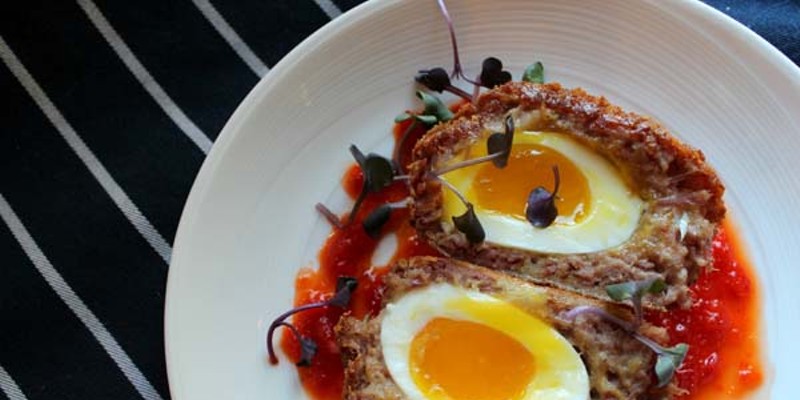 Featured Dish: Scotch Egg at Block and Grinder