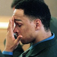 GAME OVER: Rae Carruth during his trial in 2000