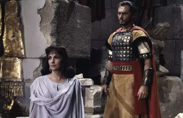 Gina Lollobrigida and Yul Brynner in Solomon and Sheba (Photo: Twilight Time)