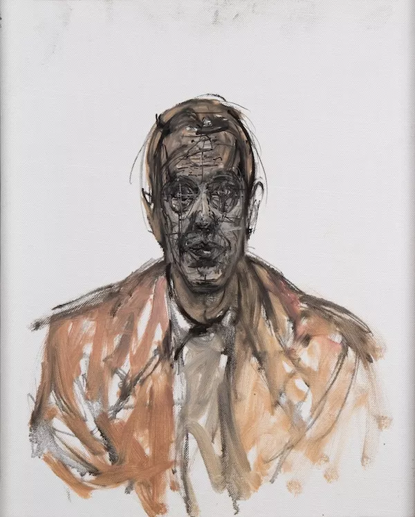 Giorgio Soavi - ALBERTO GIACOMETTI, GIORGIO SOAVI, 1963, OIL ON CANVAS, 54 X 44 CM &copy; ALBERTO GIACOMETTI ESTATE/LICENSED BY VAGA AND ARS, NEW YORK, NY /LICENSED BY VAGA, NEW YORK, NY