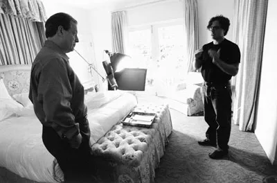 Gore confers with An Inconvenient Truth director Davis Guggenheim. - ERIC LEE / PARAMOUNT CLASSICS