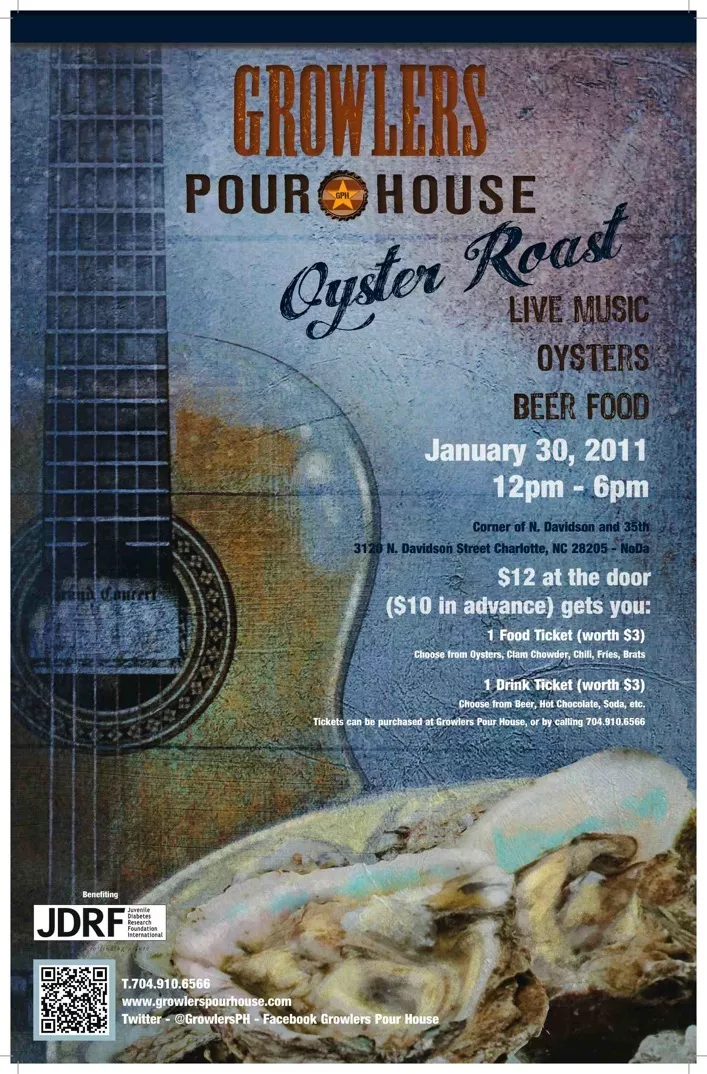 Oyster Roast at Growlers Pourhouse Eat My Charlotte