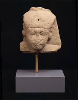 MICHAEL LOBIONDO PHOTOGRAPHIC, INC - Head of King Tutankhamun, New Kingdom / Dynasty - 18 (1333-1323 BC), Sandstone