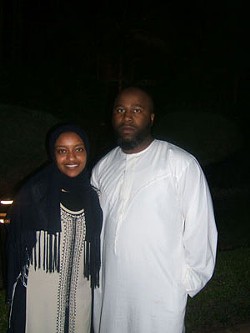 Helen Berhane and her husband Mustafa Abdul-Basit were introduced by an Imam and only saw each other in passing at Islamic conferences before they were married. - TARA SERVATIUS