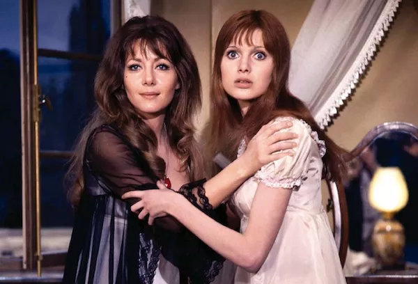 Ingrid Pitt and Madeline Smith in The Vampire Lovers (Photo: Shout! Factory)