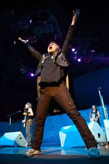 Iron Maiden made a long-awaited return to Charlotte on June 21, 2012, kicking off its tour at Verizon Wireless Amphitheatre.