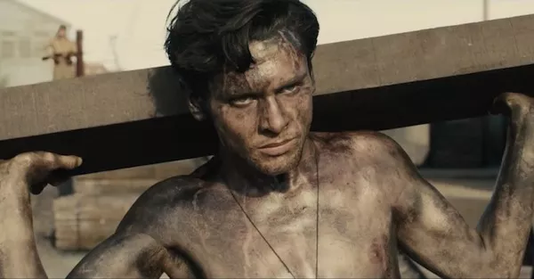 Jack O'Connell in Unbroken (Photo: Universal)