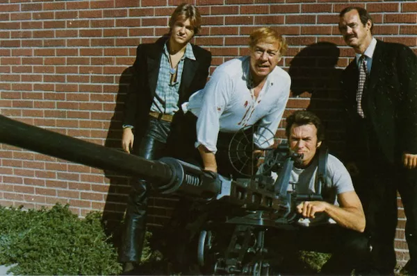 Jeff Bridges, George Kennedy, Clint Eastwood and Geoffrey Lewis in Thunderbolt and Lightfoot (Photo: Kino Lorber)