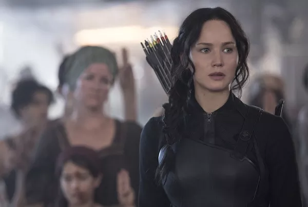 Jennifer Lawrence in The Hunger Games: Mockingjay &mdash; Part 1 (Photo: Lionsgate)