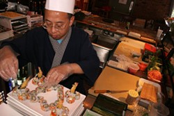 CATALINA KULCZAR - John Zheng, sushi chef at Koi.