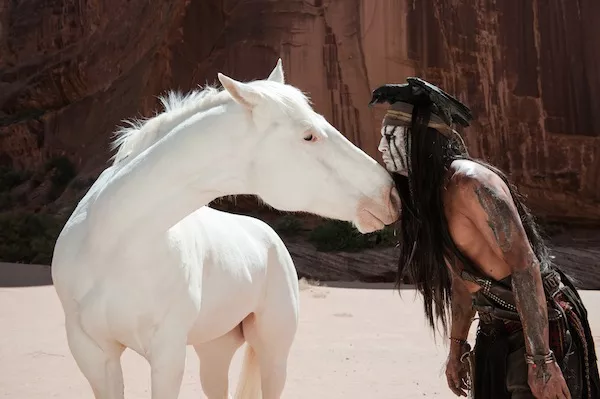 Johnny Depp in The Lone Ranger (Photo: Disney)