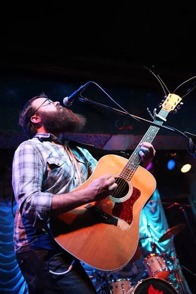 Josh Daniel of The New Familiars at the Visulite Theatre on Nov. 26.