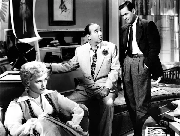 Judy Holliday, Broderick Crawford and William Holden in Born Yesterday (Photo: Twilight Time)