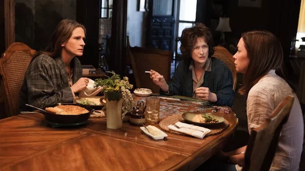 Julia Roberts, Meryl Streep and Julianne Nicholson in August: Osage County. (Photo: The Weinstein Company)