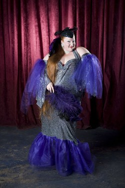 LARGER THAN LIFE: Charlotte-based burlesque queen Big Mamma D - ANGUS LAMOND