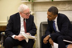 WHITE HOUSE - LEADING BY EXAMPLE: Warren Buffett and President Obama