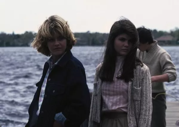 Meg Ryan and Lori Loughlin in Amityville 3-D (Photo: Shout! Factory)