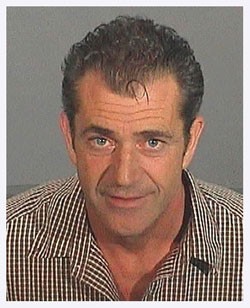 Mel Gibson - COURTESY WWW.THESMOKINGGUN.COM