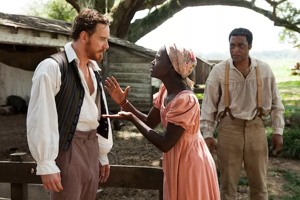 Michael Fassbender, Lupita Nyong'o and Chiwetel Ejiofor in 12 Years a Slave (Photo: Fox)