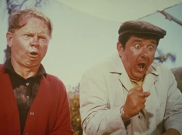 Mickey Rooney and Buddy Hackett in It's a Mad Mad Mad Mad World (Photo: Criterion)