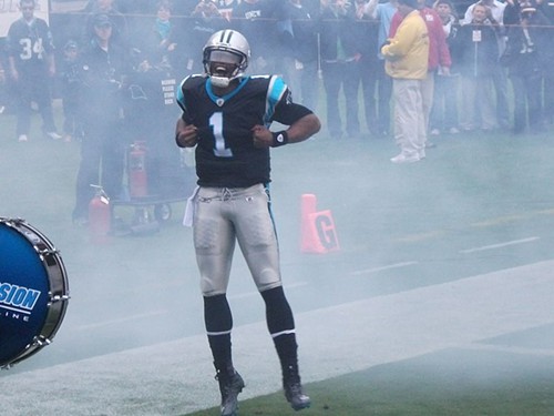 Newton during a 2011 game