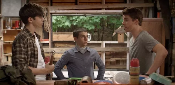 Nick Robinson, Moises Arias and Gabriel Basso in The Kings of Summer