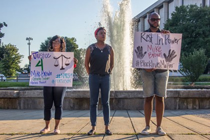 #NMOS14 rally in Marshall Park, 8/14/14