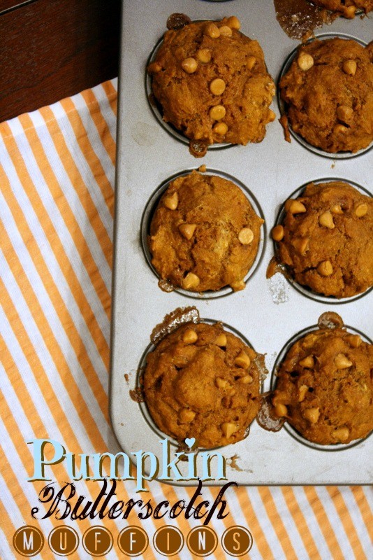 Pumpkin Butterscotch Muffins