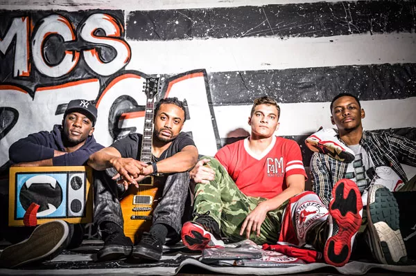 Q.C. CREW: AMCS Bodega (from left: Sam Massey, Alexx K. Gray, Samir Hamid and Michael Smith Jr.)  - JUSTIN DRISCOLL