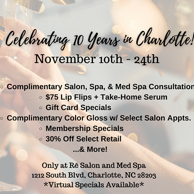 Celebrating 10 Years with Beauty and Wellness Specials