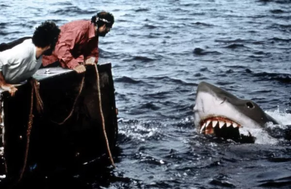 Richard Dreyfuss and Robert Shaw in Jaws (Photo: Universal)