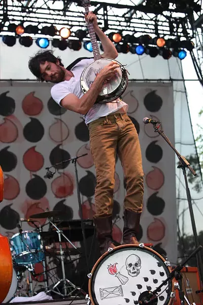 Scott Avett of Avett Bros. at Bonnaroo on June 12.