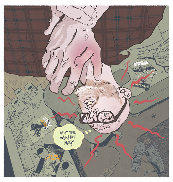 Self-portrait illustrated by Jason Latour