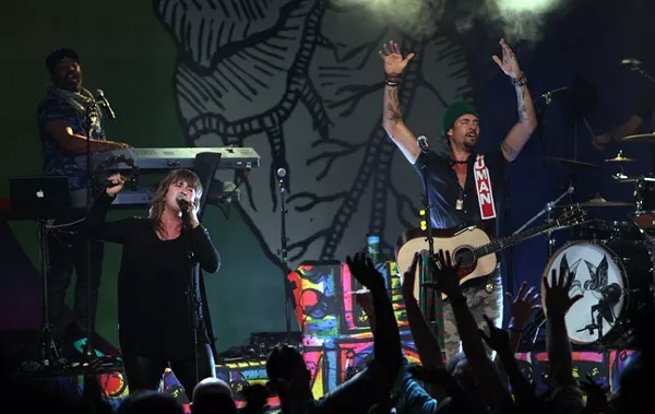 Serena Ryder performs with Michael Franti.