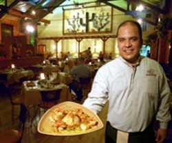 RADOK - Server Javier Gutierraz presents Modern Mexican - cuisine at THE PRICKLY PEAR